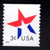 205967708 2002 SCOTT 3615 (XX)  POSTFRIS MINT NEVER HINGED  - STAR COIL STAMP - Ungebraucht