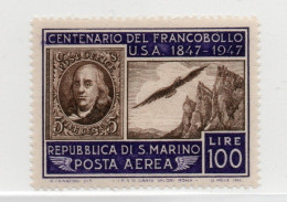 San Marino Anno 1947 - Posta Aerea Unificato A75 - Neufs