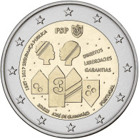 2 EURO PORTOGALLO 2017 COMMEMORATIVO POLIZIA PUBBLICA SICUREZZA FIOR DI CONIO FROM ROLLS - Portugal