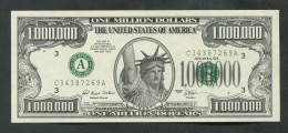 Billet De Banque Fantaisie Américain "1000000$ / One Million Dollars / 1996" Statue De La Liberté / New-York - Other & Unclassified