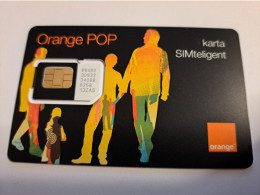 POLEN POLAND  / GSM/ SIM CARD/ ORANGE/ POP/ KARTA SIMTELIGENT                      MINT  -   **15813** - Pologne