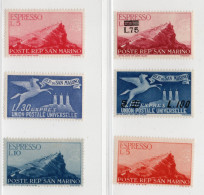 San Marino - Espressi Anno 1950 - MNH - Francobolli Per Espresso