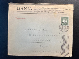 ENVELOPPE DANEMARK GRENHAVN 1926 POUR BANDOENG ALLEMAGNE / DANIA - Covers & Documents