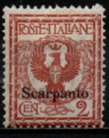 SCARPANTO 1912-6 * - Ägäis (Scarpanto)