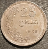 LUXEMBOURG - 25 CENTIMES 1930 - KM 42 - Luxembourg