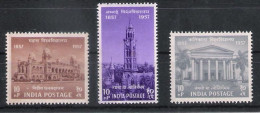 Cntenary Of Indian Universities, SG#392-94, Condition As Per Scan SGALB-1, MNH, - Nuevos