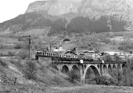 Viaduc De MIEUSSY (Haute-Savoie) - Passage Du Train Pour Annemasse, Mai 1959 - Photo J. Paillard - Mieussy
