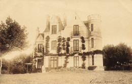Gizeux * Carte Photo * Château Du Village * ( Lire écriture à La Plume Pour Le Nom ! ) - Other & Unclassified