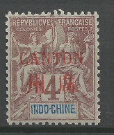 CANTON N° 3 NEUF*  CHARNIERE / Hinge / MH - Unused Stamps