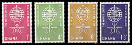 Ghana - 1962 - Eradication Du Paludisme - 4 Tp Y&T N° 120/23 MNH ** - Neufs - New - Nuovo - Ghana (1957-...)