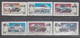 Bulgaria 1992 - Autos, Mi-Nr. 3968/73, Used - Usados