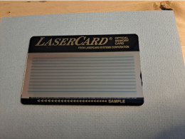 UNITED STATES USA AMERIKA /LASERCARD/ OPTICAL MEMORY CARD/ SAMPLE/ VERY DIFFICULT TO FIND / OLDER CARD  / MINT**15829** - Amerivox