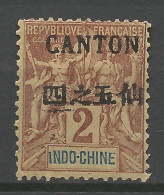 CANTON N° 18 NEUF* TRACE DE CHARNIERE / Hinge / MH - Unused Stamps
