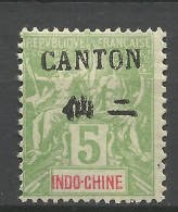 CANTON N° 20 NEUF* CHARNIERE / Hinge / MH - Unused Stamps