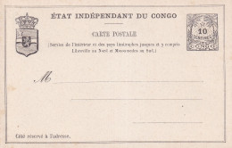 état Indépendant Du Congo - Stamped Stationery