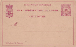 état Indépendant Du Congo - Enteros Postales