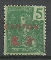 CANTON N° 36 NEUF* TRACE DE CHARNIERE / Hinge / MH - Unused Stamps