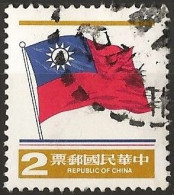 Taiwan (Formosa) 1981 - Mi 1413 - YT 1356 ( National Flag ) - Usados