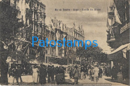 218934 BRAZIL BRASIL RIO DE JANEIRO AVENUE RIO BRANCO POSTAL POSTCARD - Autres