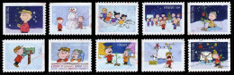 Etats-Unis / United States (Scott No.5021-30 - Charlie Brown) (o) Set Of 10 - Usados