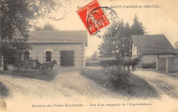 CPA 58 SAINT PARIZE LE CHATEL SOURCES DES FONTS BOUILLANTS VUE D'UN MAGASIN DE L'EXPLOITATION - Autres & Non Classés