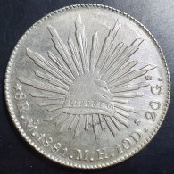 Mexico Second Republic 8 Reales 1881 Mo MH Mexico City Mint Original Luster - Mexique