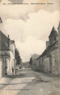 Villentrois * Rue Principale Du Village Et Postes * Villageois - Autres & Non Classés