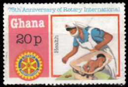 Ghana - 1980 - 75e Anniversaire Du Rotary Club International - 1 Tp Y&T N° 696 Obli - Ghana (1957-...)