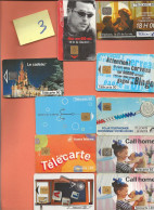 LOT DE 10 TELECARTES DE FRANCE DIFFERENTE - Collezioni