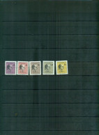 TURQUIE SERIE COURANTE ATATURK 5 VAL NEUFS A PARTIR DE 0.90 EUROS - Unused Stamps