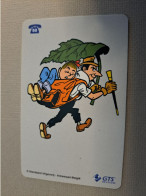 BELGIUM PHONECARDS / Intouch Suske & Wiske / BOB & BOBETTE /  Only 5000 Made  / FINE USED    ** 15862** - Without Chip