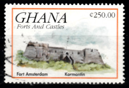 Ghana - 1995 - Monuments - Fort Amsterdam Kormantin - 1 Tp Y&T N° 1718 Obli - Ghana (1957-...)