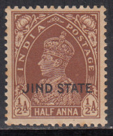 ½a MNH Jind State 1937, KGVI Series 1941-1943, British India, SG128  - Jhind