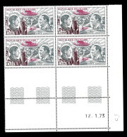 PA N°48 - Guillaumet Et Codos - Bloc De 4 Coin Daté 12.01.73 Luxe MNH** - Posta Aerea