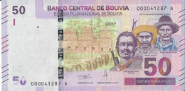 BOLIVIE - 50 Bolivianos 2018 UNC - Bolivia
