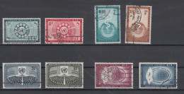 NATIONS  UNIES  NEW-YORK     1956   N° 40 à 47  OBLITERES   CATALOGUE YVERT&TELLIER - Used Stamps