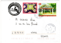 Polynésie Française Ile De Tahiti Cachet Manuel PAPARA De 2006 Cachet Surfeur Surf De L'office Des Postes - Cartas & Documentos