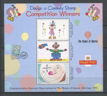 Gd BRETAGNE 1998 Design A Comedy Stamp Minisheet ** Neuf MNH Superbe Compétition Winners Dessins - Cinderellas