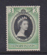 LEEWARD ISLANDS - 1953 Coronation 3c Used As Scan - Leeward  Islands