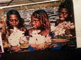 Aboriginal Children, Australia ENFANT BAMBINI BAMBINE BAGNO FIORI N1980   JQ4083 - Aborigines