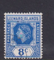 LEEWARD ISLANDS - 1954 Definitives 8c Used As Scan - Leeward  Islands