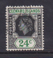 LEEWARD ISLANDS - 1954 Definitives 24c Used As Scan - Leeward  Islands