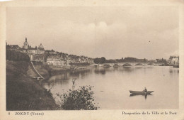 Delcampe - JOIGNY - Perspective De La Ville Et Le Pont - Joigny