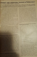 Dampf Oder Elektrischer Antrieb In Molkereien /Artikel, Entnommen Aus Zeitschrift 1936 - Other & Unclassified