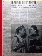 Pagina Del 1952 Mondo Fumetti Sceicco Bianco Fellini Loew Ingram Galleria Uffizi - Altri & Non Classificati