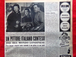 Articolo Del 1952 Pittore Italiano Conteso Pietro Annigoni Londra Gigli - Altri & Non Classificati