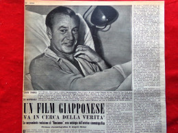 Pagina Del 1952 Gary Cooper Rasciomon Barabba Lagerkvist Vangelo Fausto Tommei - Altri & Non Classificati