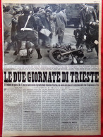 Pagina Del 1952 Giornate Di Trieste Incidenti Vivien Leigh Premio Oscar Olivier - Altri & Non Classificati