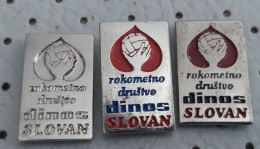 Handball Club  RD Dinos Slovan Ljubljana Ex Yugoslavia Pins - Handbal