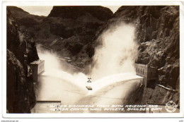 Water Discharge From Both Arizona And Nevada Canyon Wall Outlets, BOULDER DAM ( Etats Unis Amerique ) - Autres & Non Classés